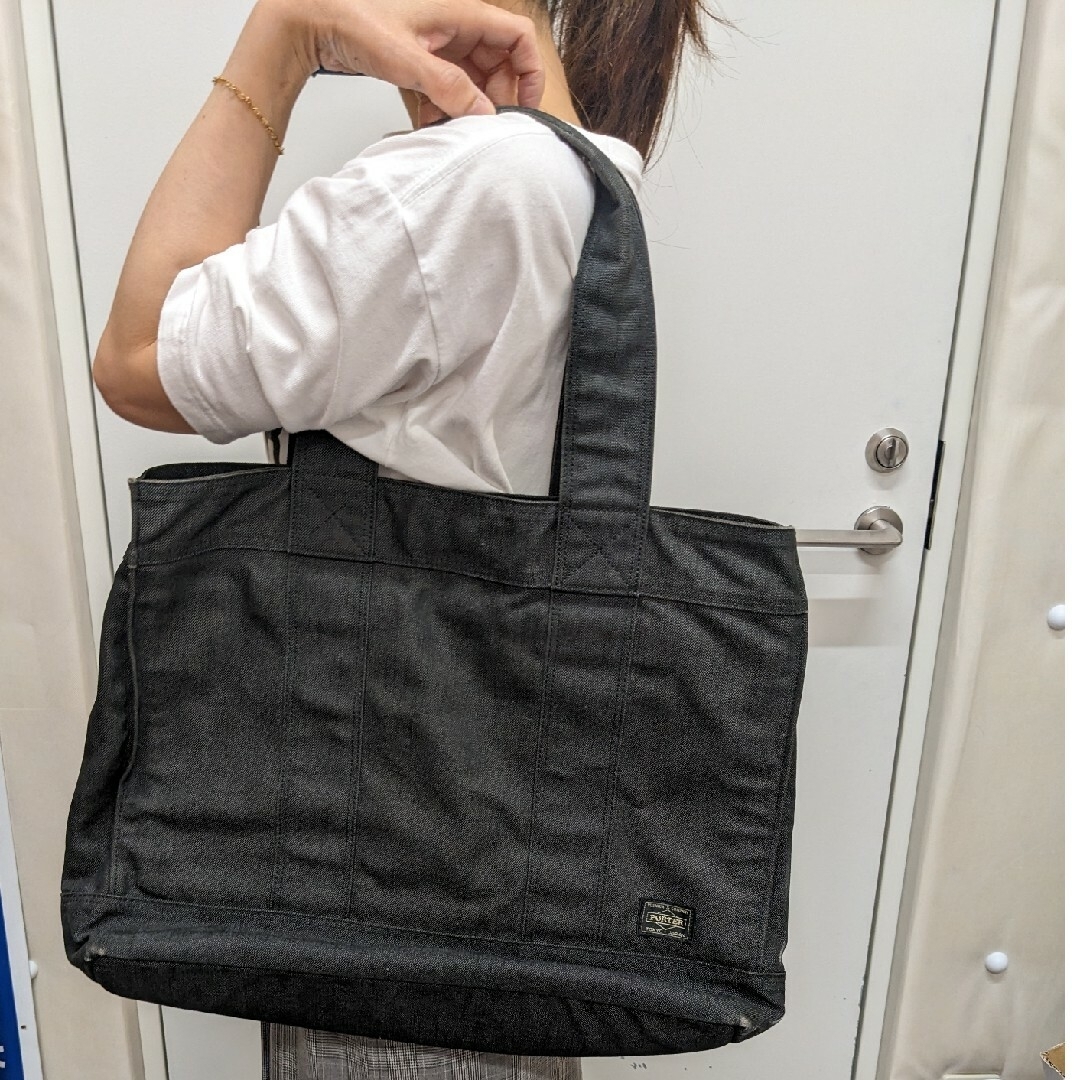 【美品】PORTER SMOKY ポーター スモーキー トートバッグ