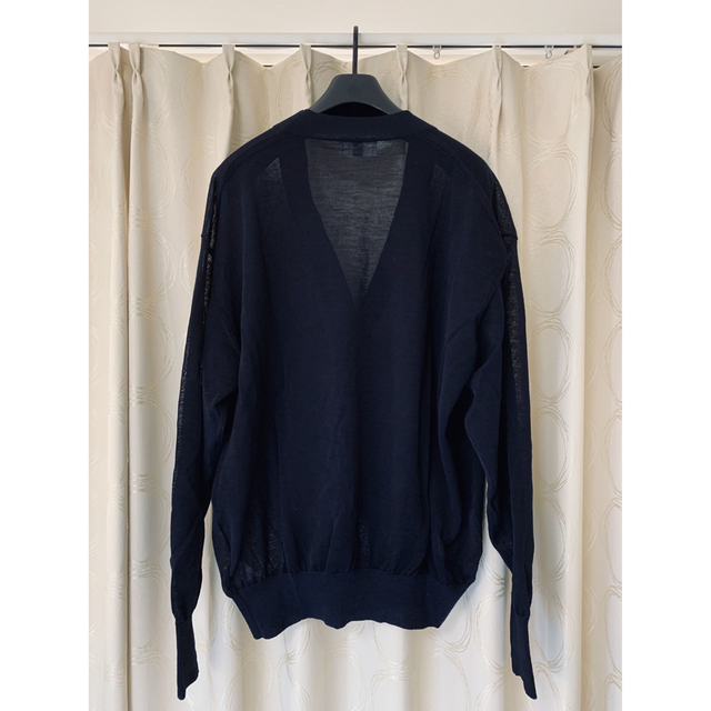 COMOLI(コモリ)のHERILL Ramie Highgauge Cardigan 新品　サイズ3 メンズのトップス(カーディガン)の商品写真