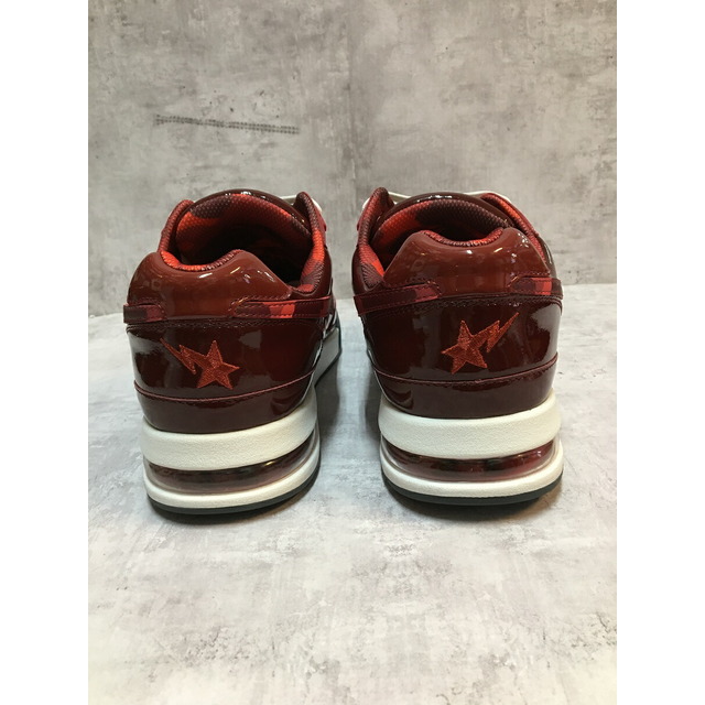 A BATHING APE ROAD STA RED CAMO アベイシングエイプ ロードスタ レッドカモ 30cm M191003【004】【岩】 3