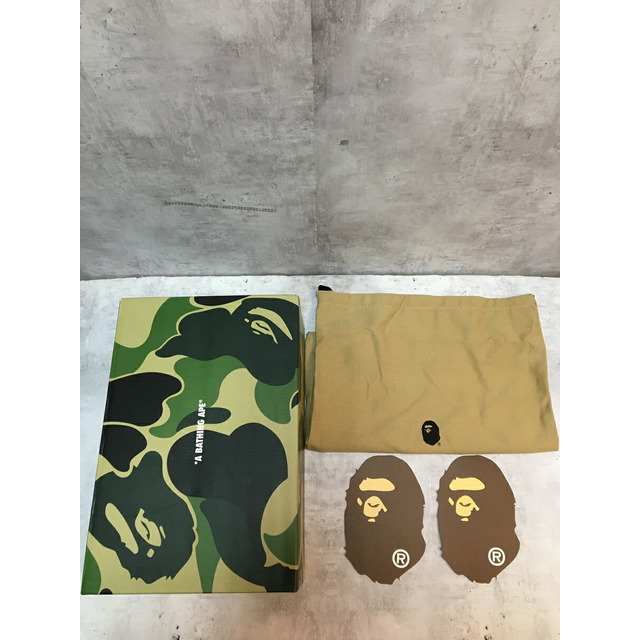 A BATHING APE ROAD STA RED CAMO アベイシングエイプ ロードスタ レッドカモ 30cm M191003【004】【岩】 8