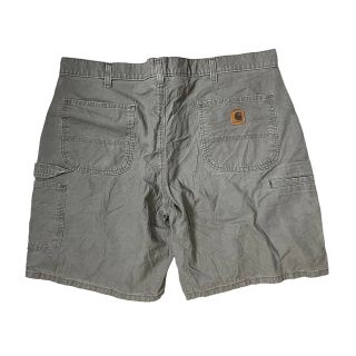 カーハート(carhartt)のカーハート　メキシコ製　短パン　コットン100% 革パッチ　ビッグサイズ(ショートパンツ)