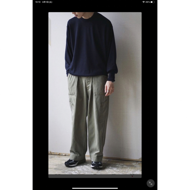 A.PRESSE / COTTON KNIT L/S T-SHIRT size2