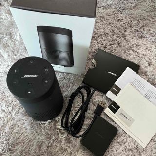 ボーズ(BOSE)のBOSE SOUNDLINK REVOLVE BLACK(スピーカー)