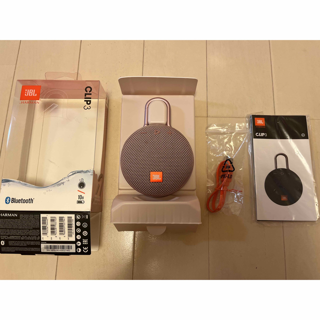 ★ JBL CLIP 3  カラーピンク　新中古品★ スマホ/家電/カメラのオーディオ機器(スピーカー)の商品写真