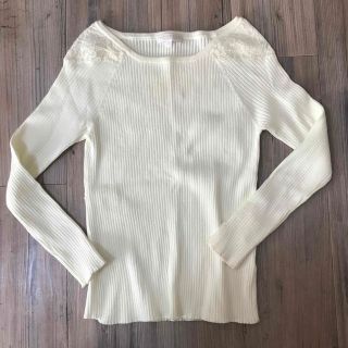 プロポーションボディドレッシング(PROPORTION BODY DRESSING)のProportion body dressing レースニットカットソー(カットソー(長袖/七分))