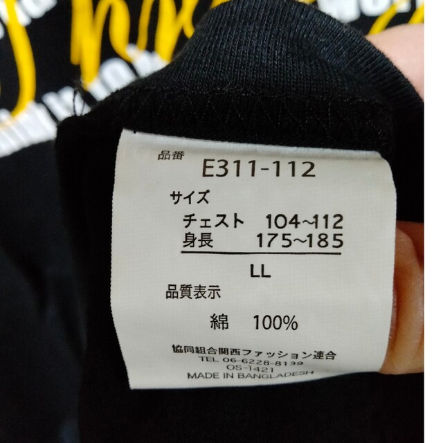 新品未使用　黒Ｔシャツ　LLサイズ メンズのトップス(Tシャツ/カットソー(半袖/袖なし))の商品写真