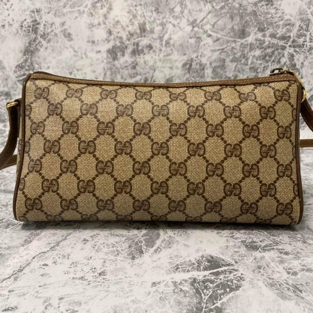 GUCCI グッチ オールドグッチ GGプラス ショルダーバッグ ベージュ