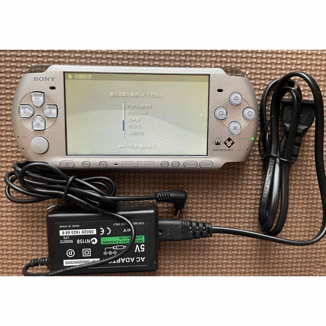 携帯用ゲーム機本体PSP 3000 本体 キングダムハーツVer 動作良好品 すぐに遊べる