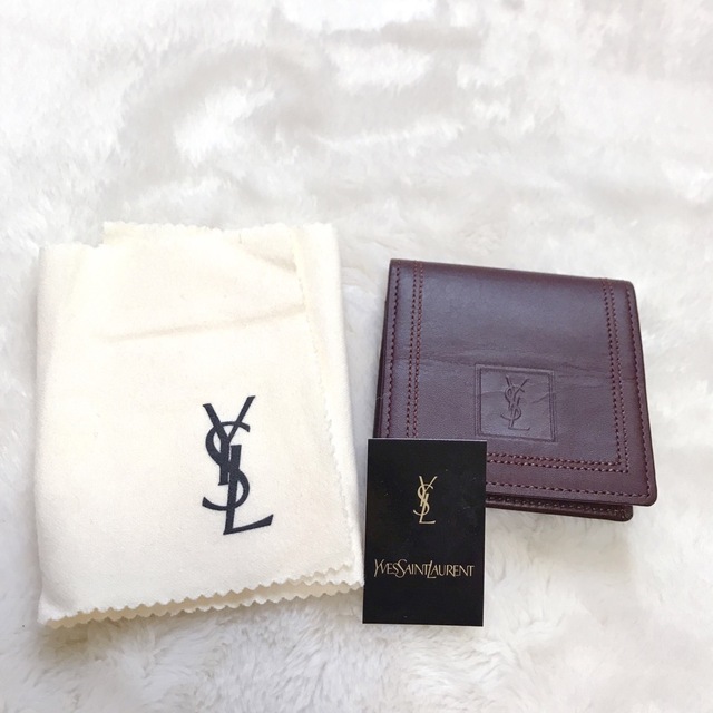 極美品 Yves saint Laurent  コインケース ボルドー 小銭入れ