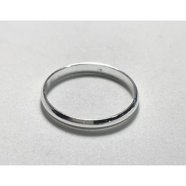 SILVER甲丸ラウンド　マリッジリング シンプル 25号指輪　US11あっKと メンズのアクセサリー(リング(指輪))の商品写真