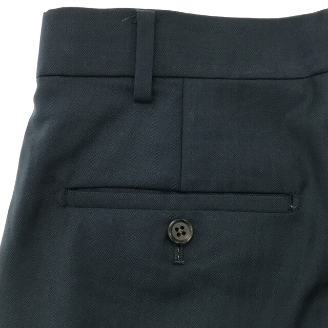 WACKO MARIA ワコマリア 20SS Ermenegildo Zegna PLEATED TROUSERS (TYPE-1) エルメネジルドゼニア プリーツトラウザーズパンツ スラックスパンツ タックパンツ ネイビー