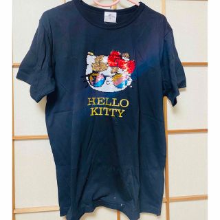 ハローキティ(ハローキティ)のユニバ USJ ハローキティ  スパンコール　半袖Tシャツ　新品　タグ付き(Tシャツ(半袖/袖なし))