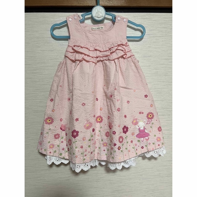 coeur a coeur(クーラクール)のクーラクール　ジャンスカ　90 キッズ/ベビー/マタニティのキッズ服女の子用(90cm~)(ワンピース)の商品写真