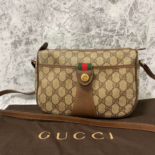 Gucci - GUCCI グッチ シェリーライン ミニショルダーバッグ GG柄の+