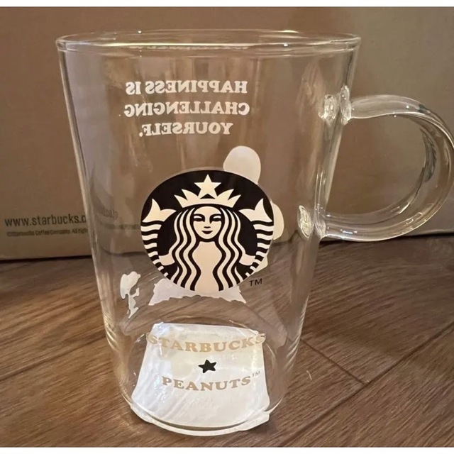 Starbucks Coffee(スターバックスコーヒー)のスターバックス スヌーピー  コラボ  グラスマグ Charlie Brown インテリア/住まい/日用品のキッチン/食器(グラス/カップ)の商品写真