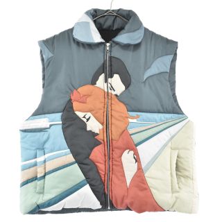 HOUSE OF ERRORS ハウスオブエラー Brighton Beach Puffer Vest ブライトンビーチパファーベスト マルチ