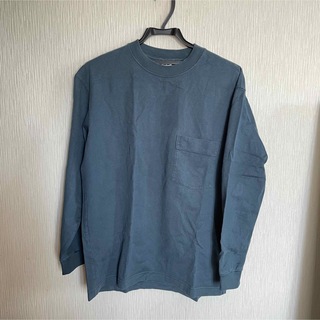 UNIQLO U ロングTシャツ　ブルー(Tシャツ/カットソー(七分/長袖))