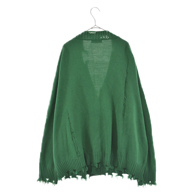 s'yte サイト 7G Bulky Wool Damage V-neck Cardigan バルキー s'yte サイト 7G Bulky Wool Damage V-neck Cardigan バルキー