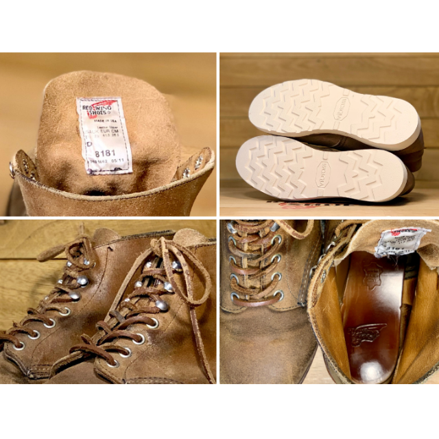 REDWING - 8181中古8.5D/11年レッドウィングアイリッシュ REDWING - 8181中古8.5D/11年レッドウィングアイリッシュ
