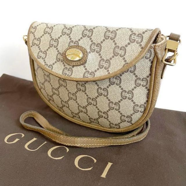 Gucci - GUCCI オールドグッチ GGプラス ミニ ショルダーバッグ