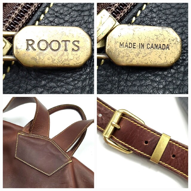 Roots canadaのレザーリュック