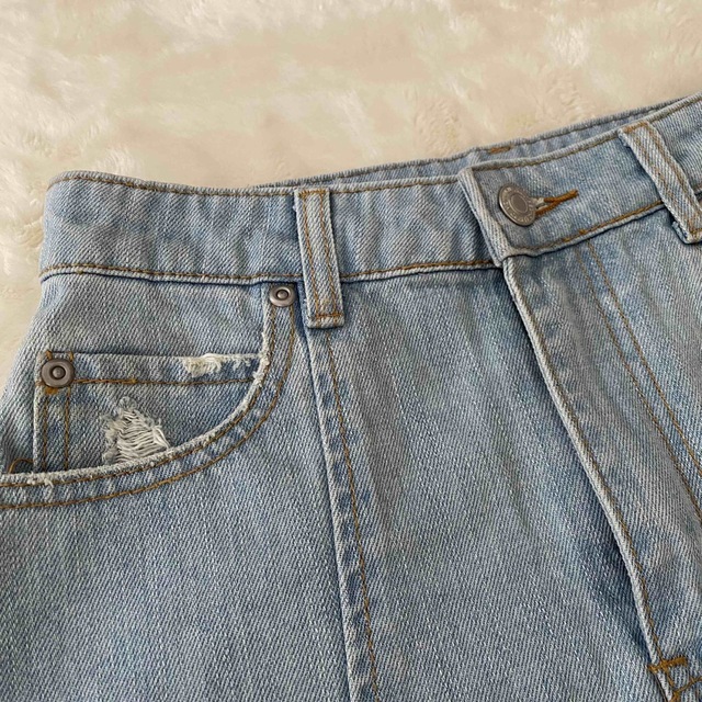 OZOC(オゾック)のジーパン生地ミニスカート(OZOC) レディースのスカート(ミニスカート)の商品写真