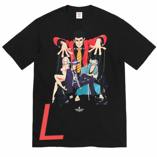 Tシャツ/カットソー(半袖/袖なし)Supreme / Undercover Lupin Tee "Black" L