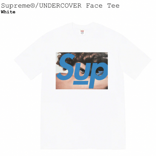 希少 XXL Supreme UNDERCOVER Face Tee 白 - Tシャツ/カットソー(半袖 ...
