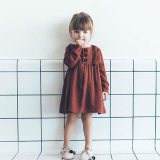 ザラキッズ(ZARA KIDS)の【新品】zarababy 今期ワンピース(ワンピース)