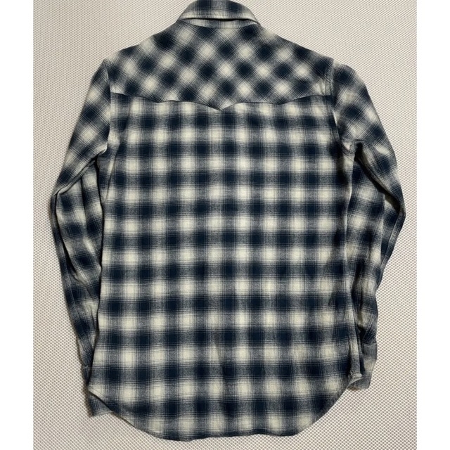 RRL(ダブルアールエル)のRRL オンブレチェック コットンシャツ　Sサイズ　希少 メンズのトップス(シャツ)の商品写真