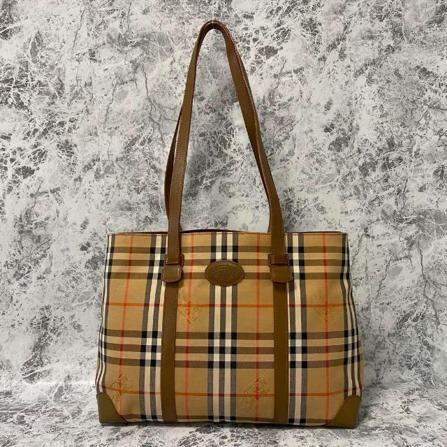 BURBERRY - バーバリー ノバチェック柄 トートバッグ キャンバス