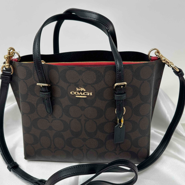 新品　未使用　Coach MOLLIE 25 IN SIGNATURE モリー