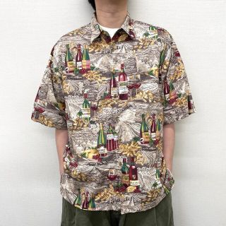 reyn spooner レインスプーナー 総柄 半袖シャツ サイズ XL 正規品 / 28559