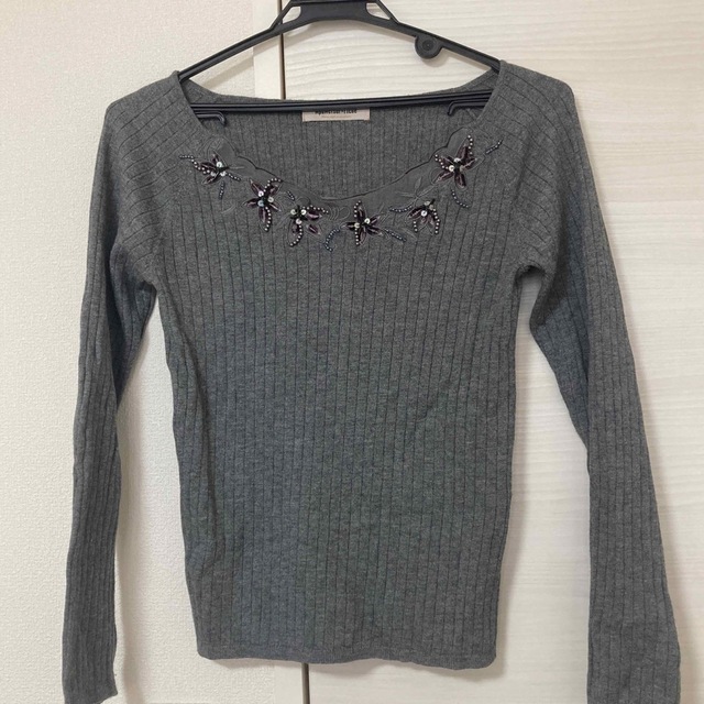 Apuweiser-riche - Apuweiser-riche モール刺繍ニットの通販 by Apuweiser-riche - Apuweiser-riche モール刺繍ニットの通販 by