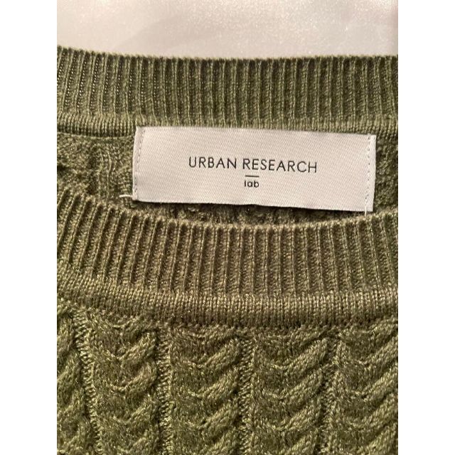 URBAN RESEARCH(アーバンリサーチ)の美品　アーバンリサーチ　ニット　グリーン　レディース　トップス レディースのトップス(ニット/セーター)の商品写真