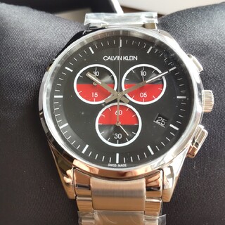 カルバンクライン(Calvin Klein)の☆新品未使用　カルバンクライン　メンズ腕時計　クロノグラフ　KAM2714P(腕時計(アナログ))