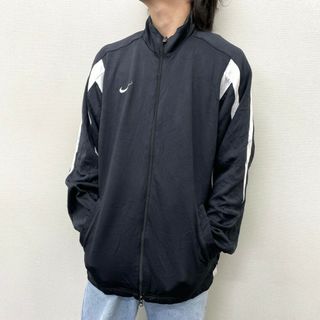 NIKE - US古着 ナイキ NIKE ジップアップ メッシュ ジャージ トラック