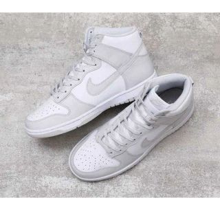 ナイキ(NIKE)のNIKE DUNK HIGH RETEO "VAST GREY" ダンク(スニーカー)