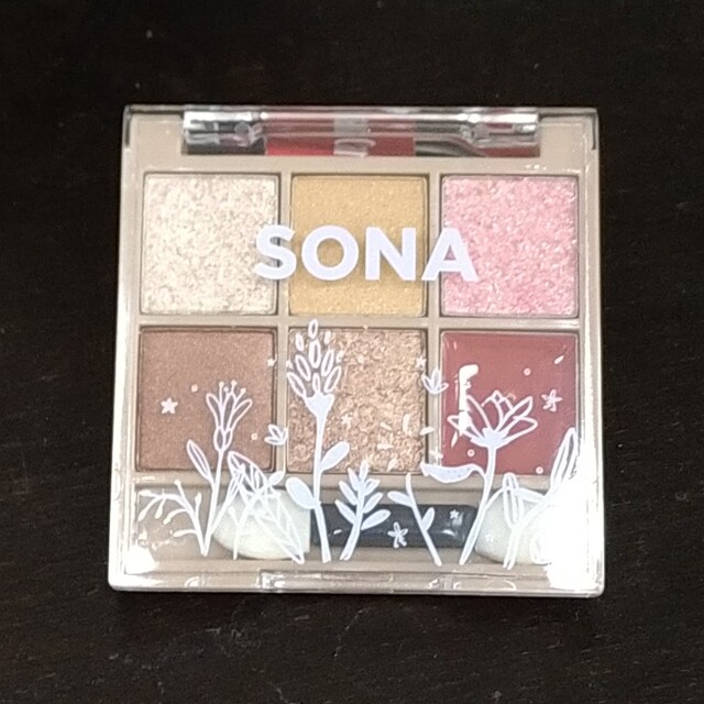 SONA メイクパレット☆チップ付き6色 コスメ/美容のベースメイク/化粧品(アイシャドウ)の商品写真
