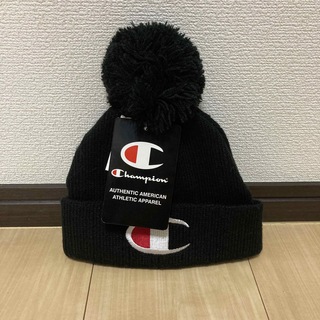 チャンピオン(Champion)の【新品】チャンピオン ベビー ニット帽 52センチ(帽子)
