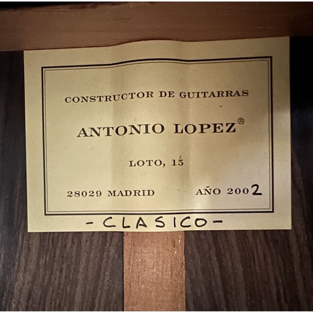 Antonio Lopez(Classico)美品 楽器のギター(クラシックギター)の商品写真