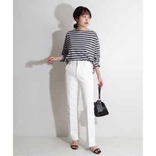 スピックアンドスパン(Spick & Span)のSPICK&SPAN  【5 1/2】 BEAUTY-LINE スリットデニム(デニム/ジーンズ)