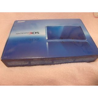 新品　3DS コバルトブルー　おまけ（モンハン３G）付き