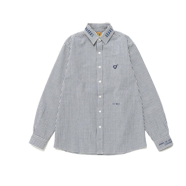 HUMAN MADE(ヒューマンメイド)のHUMAN MADE DETACHABLE COLLAR CHECKED M メンズのトップス(シャツ)の商品写真