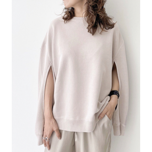 L'Appartement DEUXIEME CLASSE(アパルトモンドゥーズィエムクラス)の【REMI RELIEF/レミレリーフ】Cape Sweat ピンク レディースのトップス(トレーナー/スウェット)の商品写真