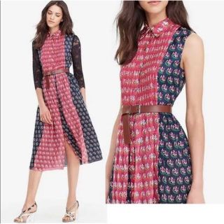 ダイアンフォンファステンバーグ(DIANE von FURSTENBERG)のDIANE von FURSTENBERG  シルクシフォンワンピース (ひざ丈ワンピース)