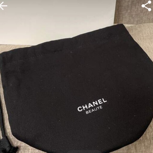 CHANEL(シャネル)のCHANEL☆巾着 ポーチ ノベルティ ハンドメイドのファッション小物(ポーチ)の商品写真