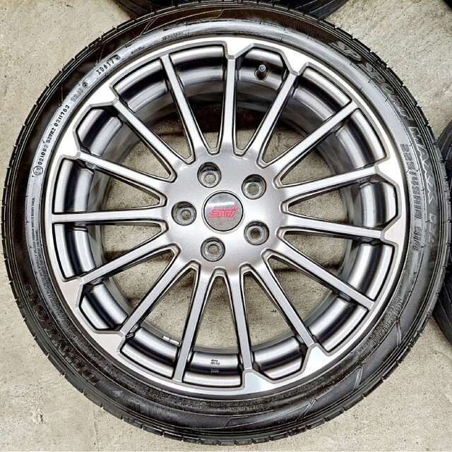 極上品】スバル レヴォーグ STIスポーツ 純正 ホイールタイヤ 7.5J