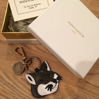 メゾンキツネ(MAISON KITSUNE')のMAISON KITSUNE キー リング キツネ 完売(キーホルダー)