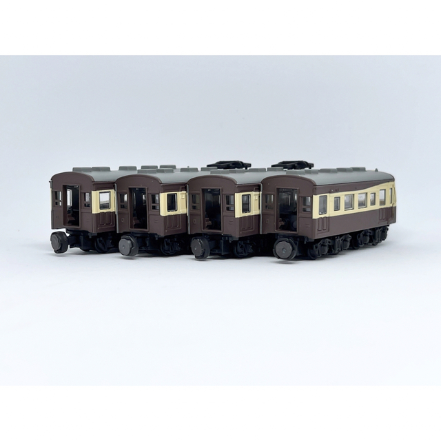 BANDAI(バンダイ)のBトレインショーティー　80系　関西急行色　4両 エンタメ/ホビーのおもちゃ/ぬいぐるみ(鉄道模型)の商品写真